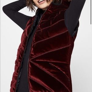 Velvet Puffer Vest